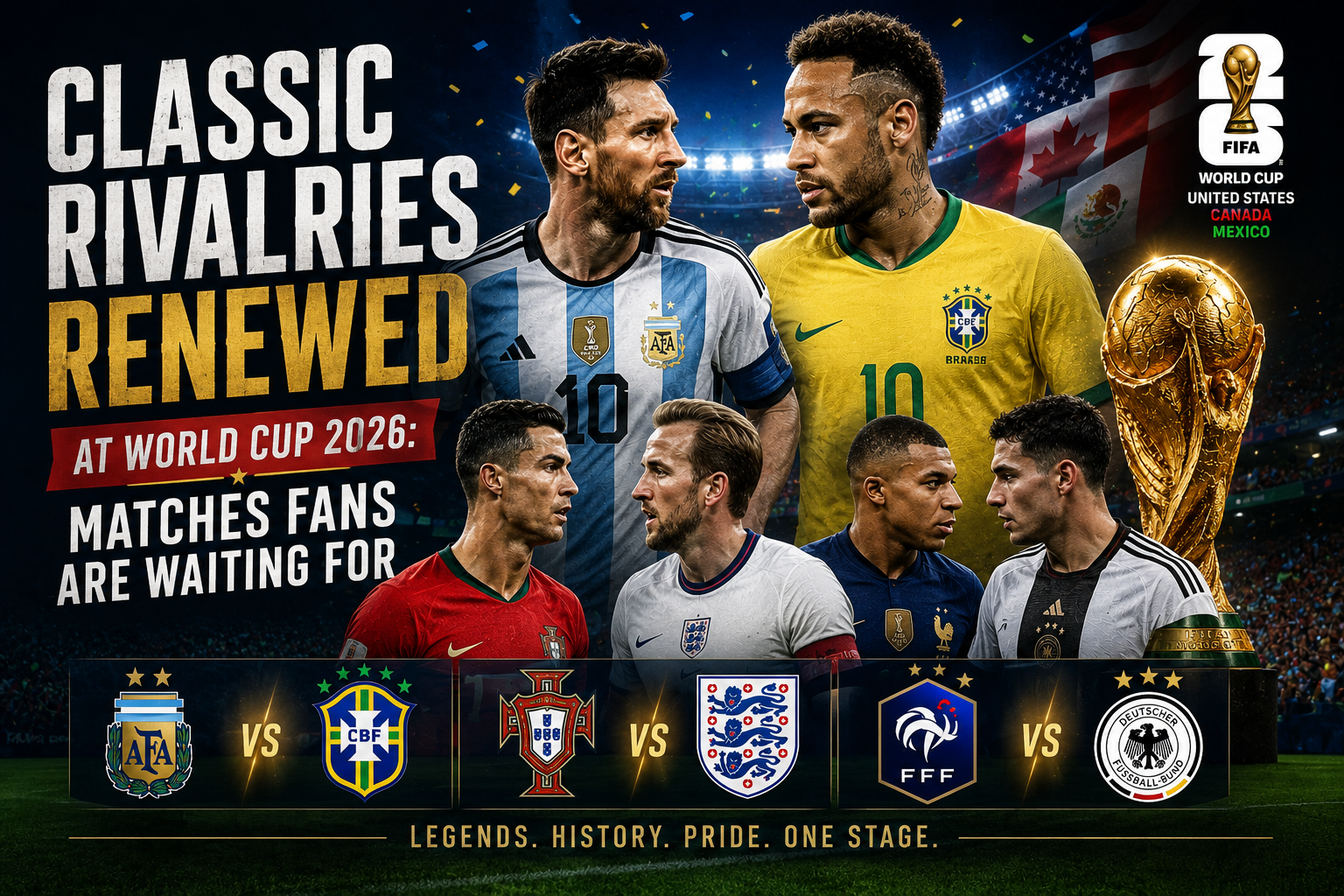 Classic Rivalries Renewed at World Cup 2026 Classic Rivalries Renewed at World Cup 2026